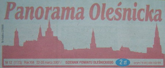 Panorama Oleśnicka nr 12 (1173), 22.3.2007 r.