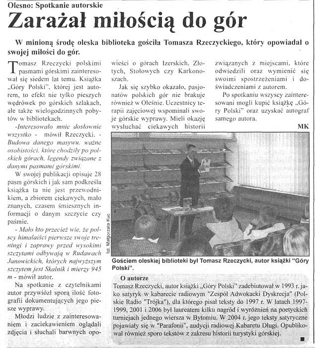 Kulisy Powiatu nr 20, 17.5.2007 r.