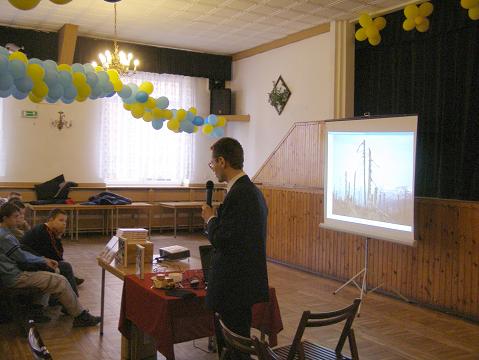 Spotkanie z młodzieżą gimnazjum w Ornontowicach.